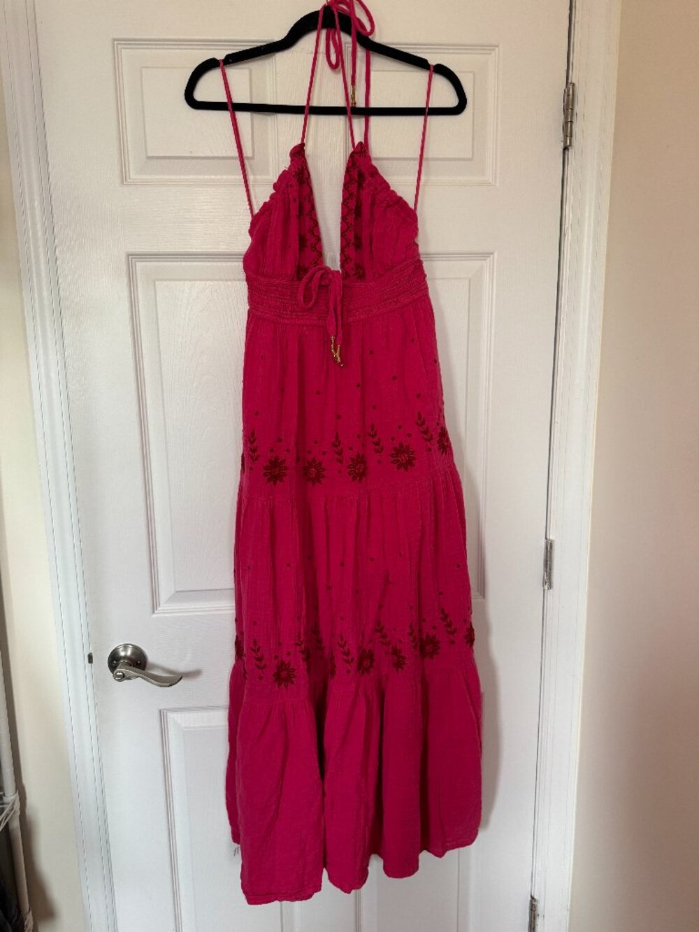 Free People Real Love Maxi Dress Pink Size L